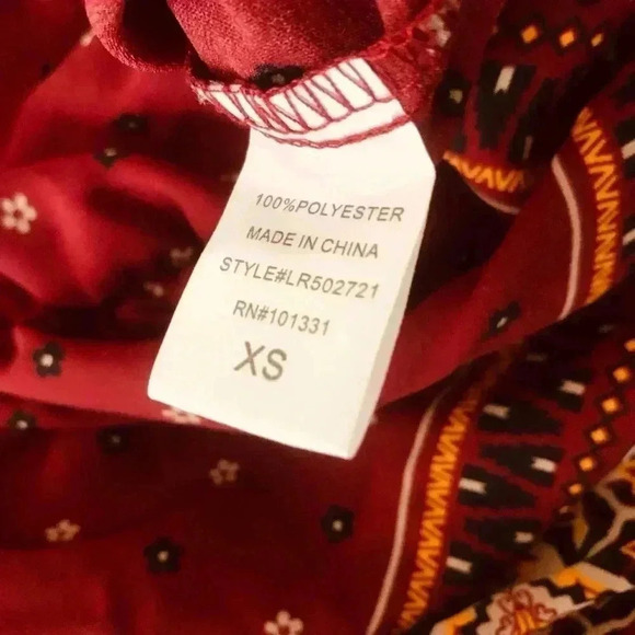 Charlotte Russe Paisley print off or on shoulder long sleeve Jumpsuit Romper - Picture 11 of 14